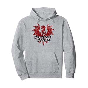 Dragon's Dogma 10th Anniversary Logo A Pullover Hoodie