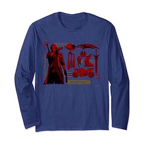Devil May Cry 5 Dante Long Sleeve T-Shirt
