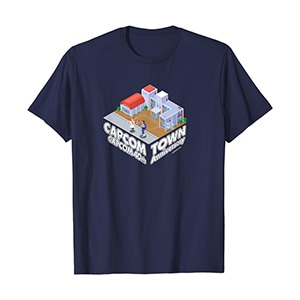 CAPCOM 40th Anniversary CAPCOM TOWN Rival Schools T-Shirt