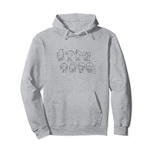 Apollo Justice: Ace Attorney Trilogy Line Art (B) Pullover Hoodie