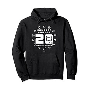 Monster Hunter 20th Anniversary Cute Logo (A) Pullover Hoodie