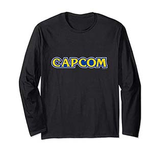 CAPCOM ロゴ 長袖Tシャツ