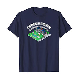 CAPCOM 40周年 カプコンタウン バイオハザード Tシャツ