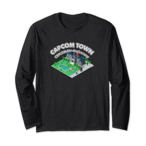 CAPCOM 40周年 カプコンタウン バイオハザード 長袖Tシャツ