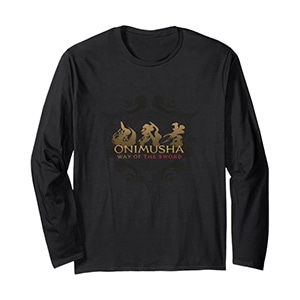 鬼武者 Way of the Sword ロゴ2 長袖Tシャツ