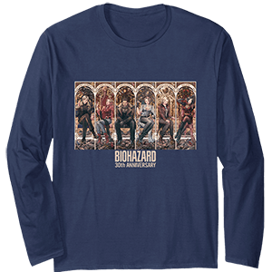 バイオハザード30周年 キーアート FP 長袖Tシャツ