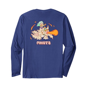 モンスターハンターストーリーズ3 マグマライザー（キート＆グーニャ） -BP 長袖Tシャツ
