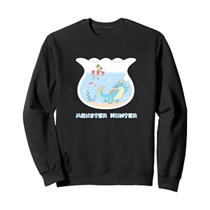 Monster Hunter Lagiacrus & Felyne FP Sweatshirt