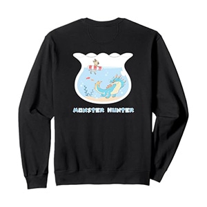 Monster Hunter Lagiacrus & Felyne BP Sweatshirt