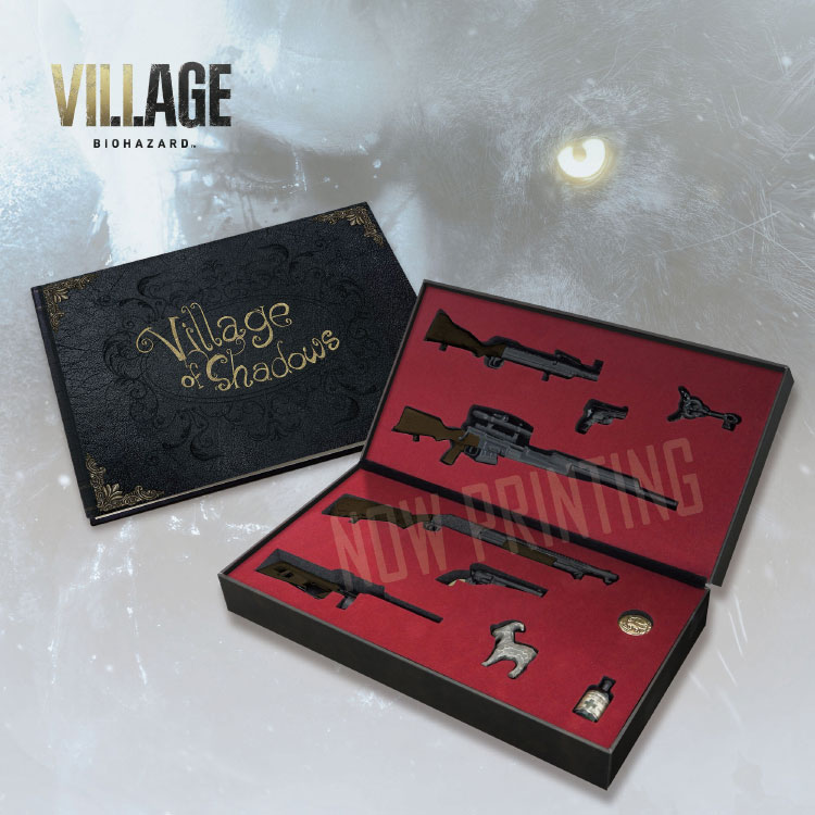 バイオハザード　ヴィレッジ グッズセット「Equipment Miniatures」 ＆ Art book「Village of Shadows」