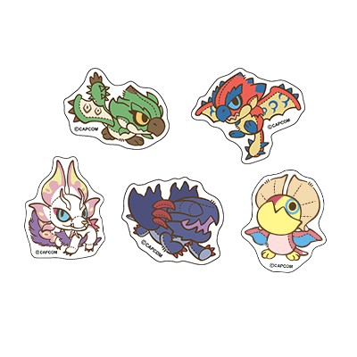 モンスターハンター モンでふぉ ダイカットステッカーセット A