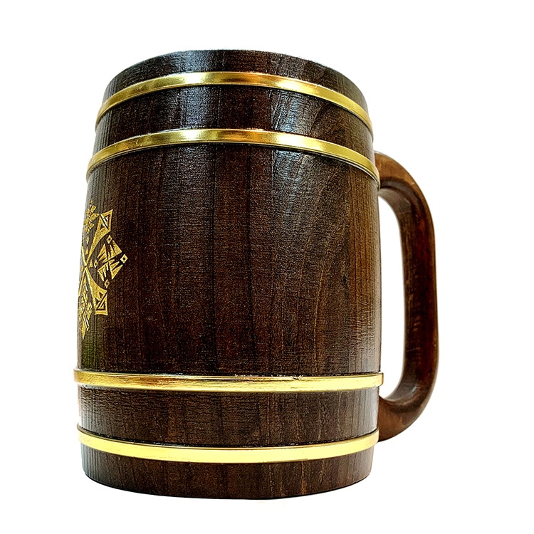 イーカプコン Monster Hunter ギルド紋章 スクエア 木樽ジョッキ 1l ギルド紋章 スクエア 1l 食器類 Capcom公式通販サイト