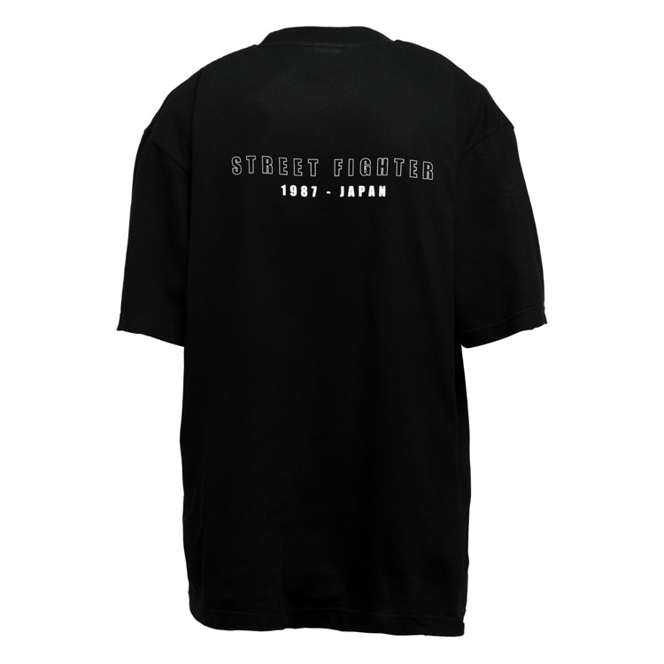 ストリートファイター Special Moves Tシャツ(竜巻旋風脚/ケン) ブラック S