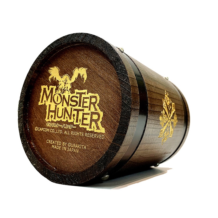 Monster Hunter ギルド紋章(スクエア) 木樽ジョッキ 800ml