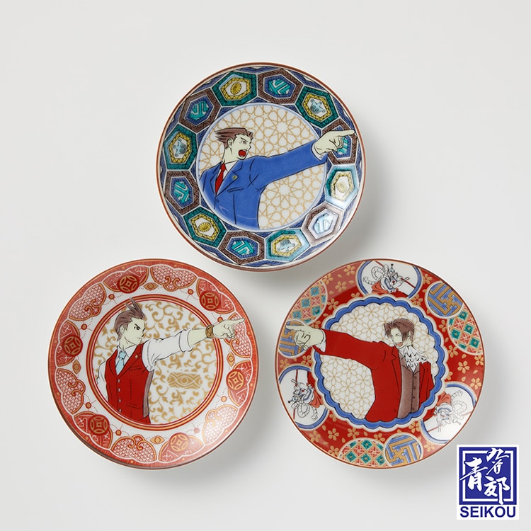 イーカプコン |九谷焼豆皿 カプコンコラボ9枚セット(9枚セット): 食器