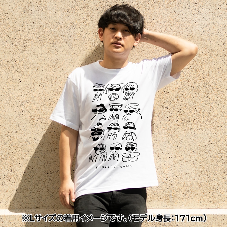 ストリートファイター Line Art Tシャツ　XL