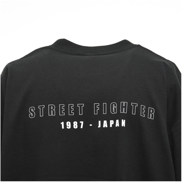 ストリートファイター Special Moves Tシャツ(波動拳/リュウ) ブラック XL