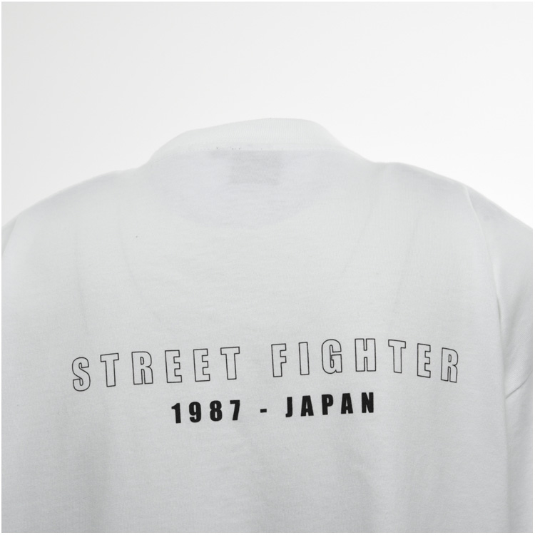 ストリートファイター Special Moves Tシャツ(サマーソルトキック/ガイル)  ホワイト  L