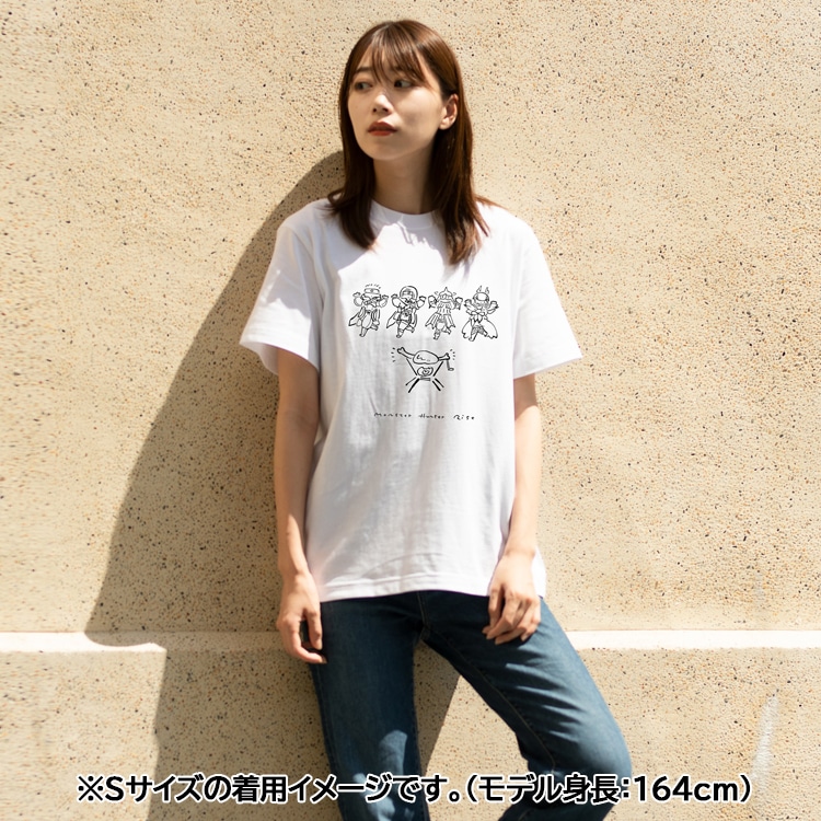 イーカプコン |モンスターハンターライズ Line Art Tシャツ愉快な