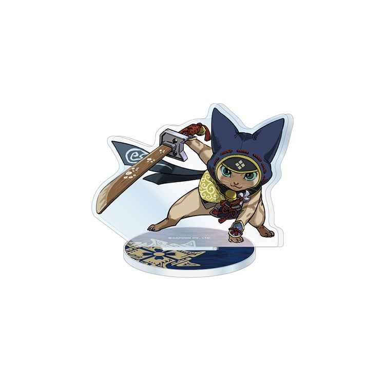 イーカプコン モンスターハンターライズ キャラクターアクリルスタンド アイルー アイルー その他グッズ Capcom公式通販サイト