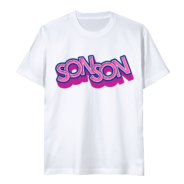 【イーカプコン限定】レトロゲームタイトルTシャツ 「SONSON｣白 Mサイズ