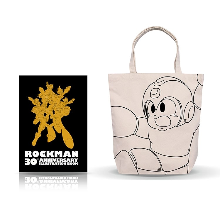 イーカプコン イーカプコン限定 Rockman 30th Anniversary Illustration Book 限定トートバッグ 書籍 Capcom公式通販サイト