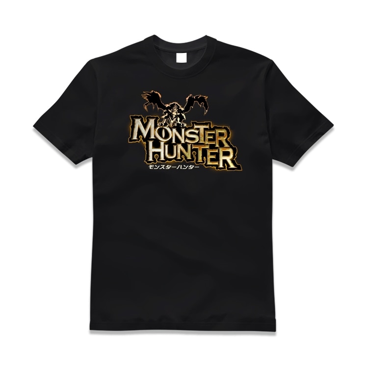【イーカプコン限定】ゲームタイトル Ｔシャツ 「モンスターハンター」黒 Mサイズ
