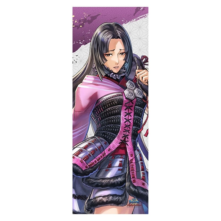 イーカプコン限定】戦国BASARA バトルパーティー武将布ポスター 毛利元