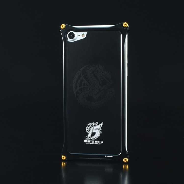 GILD design MONSTER HUNTER ソリッドバンパー+アルミパネルfor iPhoneX/Xs 《15周年モデル》