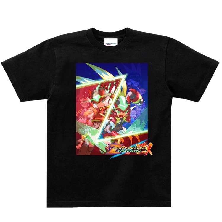 ロックマン ゼロ＆ゼクス ダブルヒーローコレクション Tシャツ M