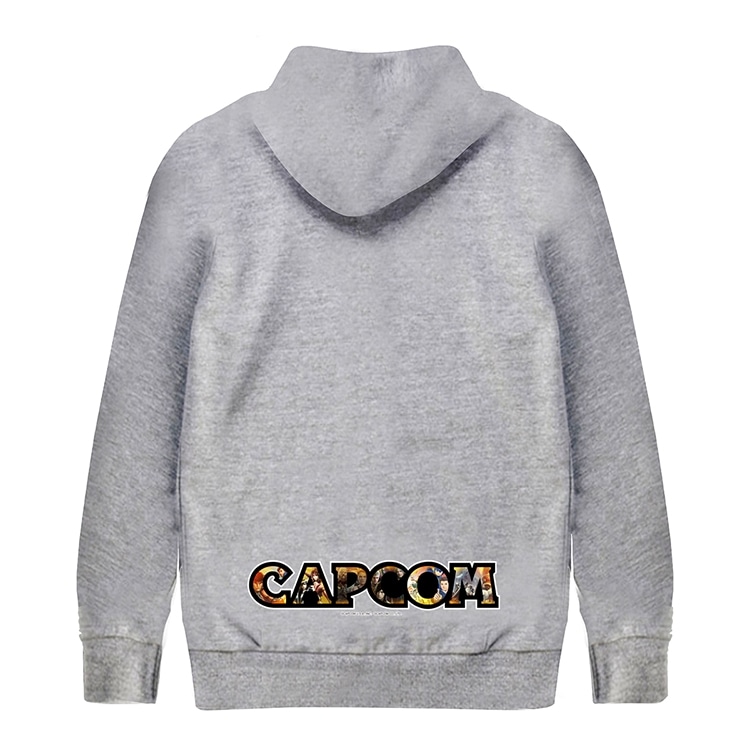 イーカプコン |CAPCOMロゴパーカー(オールカプコン） グレー Mサイズ(M