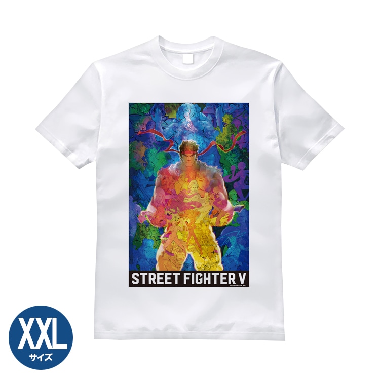 ストリートファイターV オリジナルTシャツ（集合）ホワイト　XXLサイズ