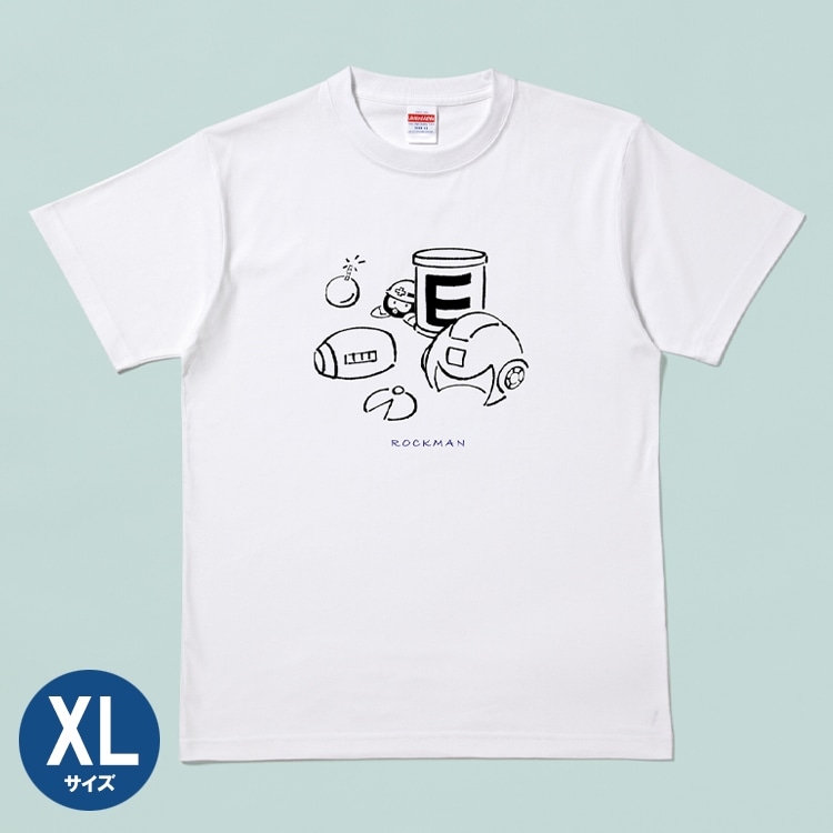 ロックマン Line Art Tシャツ　XL