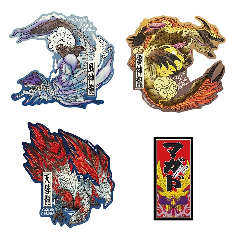 新登場 95. モンスターハンター防水ステッカー モンスターハンター ステッカー