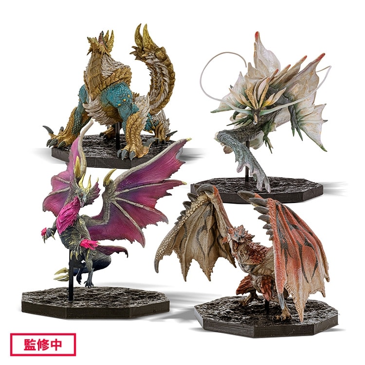 イーカプコン |CAPCOM FIGURE BUILDER CUBE MONSTER HUNTER 4体セット