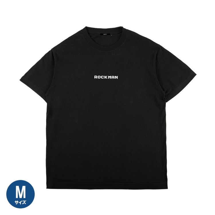 ロックマン レトロワイリーシリーズ エンディングワイリー プリント Tシャツ ブラック M