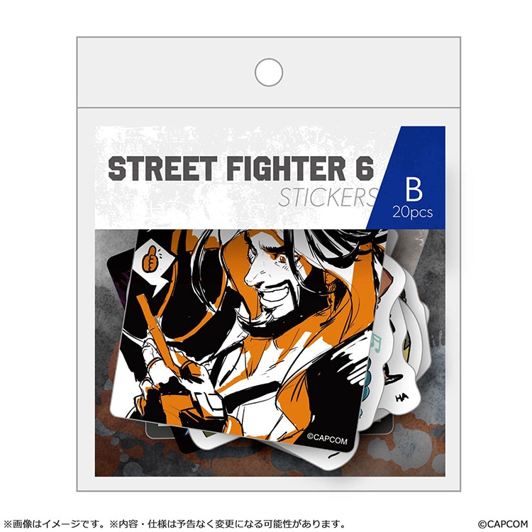 ストリートファイター6 バラエティダイカットステッカー Bセット
