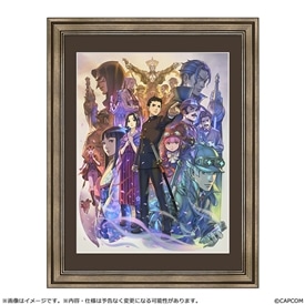 大逆転裁判2 -成歩堂龍ノ介の覺悟- メインビジュアル 額装付きキャラファイングラフ