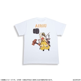 モンスターハンターワイルズ　スカジャンプリントTシャツ（アイルー）　size:XL