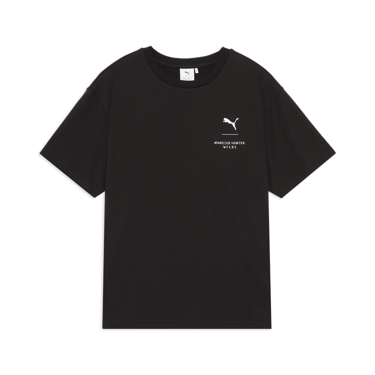 PUMA X MONSTER HUNTER WILDS SS TEE アイルーシルエット size:L（2月24日10時より販売開始予定）