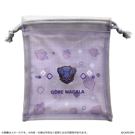 イーカプコン |モンスターハンター モンでふぉ メッシュ巾着ポーチ