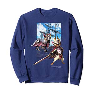 MONSTER HUNTER RISE：SUNBREAK Palico&Palamute Sweatshirt