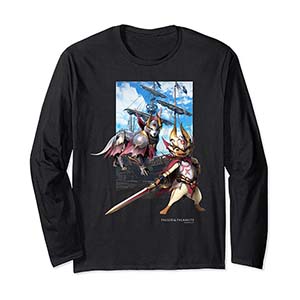 MONSTER HUNTER RISE：SUNBREAK Palico&Palamute Long Sleeve T-Shirt