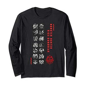 MONSTER HUNTER RISE：SUNBREAK GAMING DESIGN Long Sleeve T-Shirt