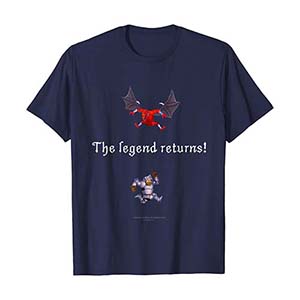Ghosts 'n Goblins Resurrection　Arthur vs Red Arremer T-Shirt