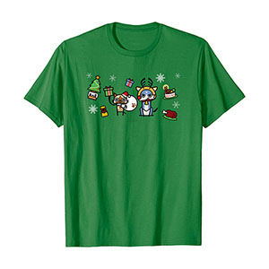 Monster Hunter Rise: Sunbreak Palamute＆Palico Christmas (B) T-Shirt