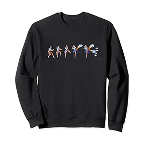 STREET FIGHTER II CHUN-LI (HYAKURETSUKYAKU) Sweatshirt