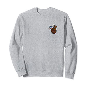 Monster Hunter Rise: Sunbreak Palamute＆Palico (Barrel) Sweatshirt