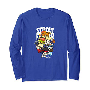 CAPCOM×B-SIDE LABEL CAPCOM40th STREET FIGHTER Long Sleeve T-Shirt