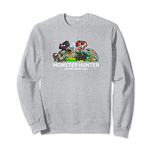 CAPCOM×B-SIDE LABEL CAPCOM40th MONSTER HUNTER Sweatshirt